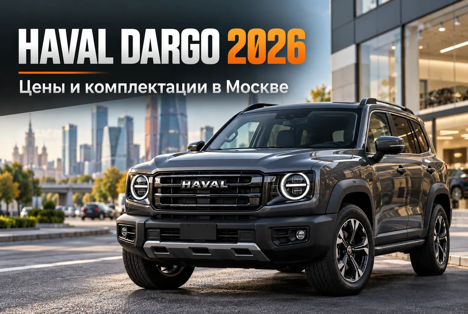 Купить HAVAL DARGO 2026 в Москве – новый кроссовер, цена и комплектации у официального дилера