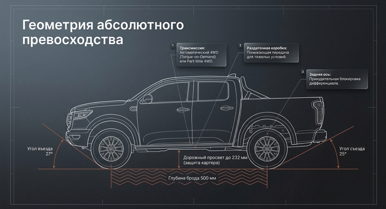 Полный привод и внедорожные возможности