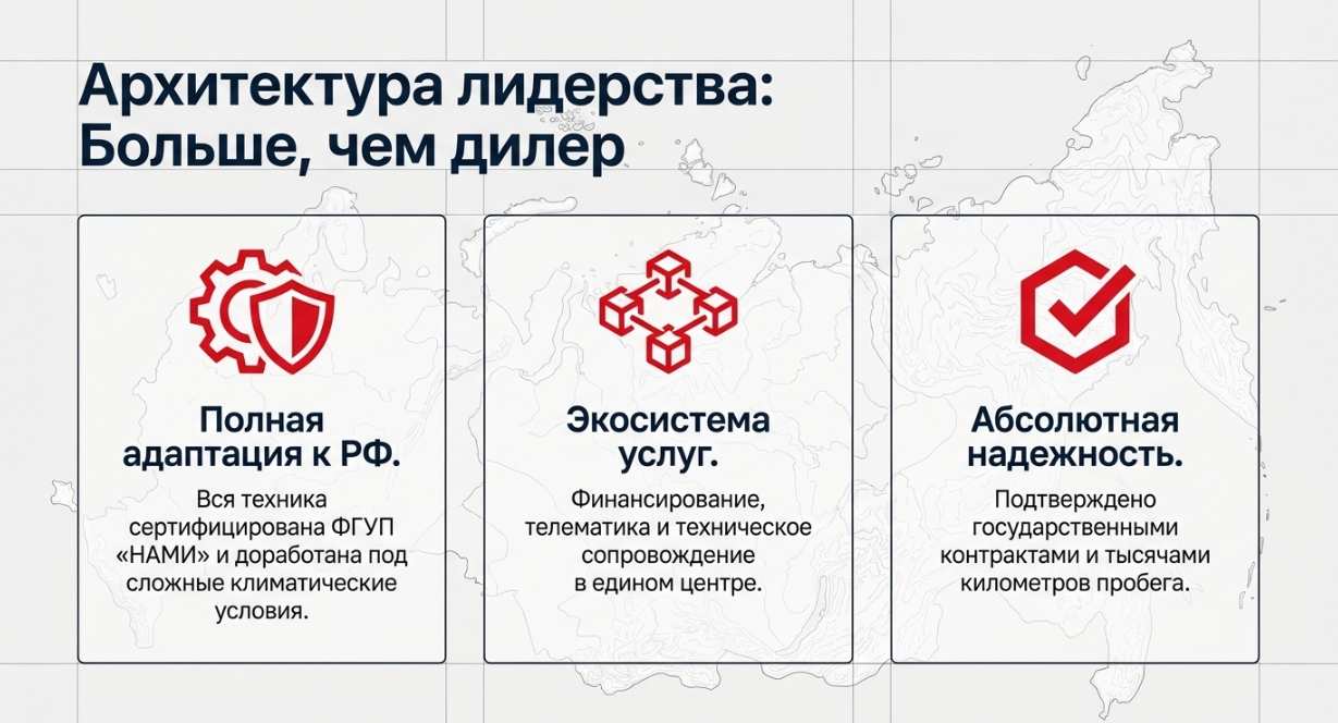 Модельный ряд: от развозных фургонов до магистральных тягачей